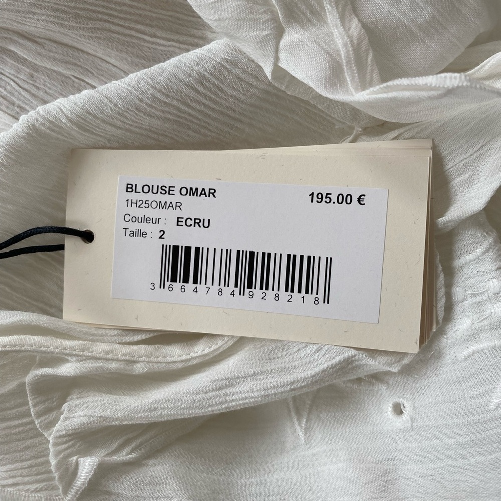 Ba&sh Omar blouse NWT 2 M - Picture 5 of 13